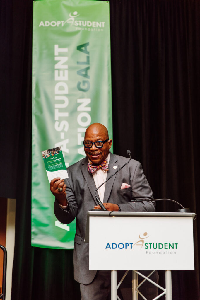 Keith Motley, Former chancellor of the University of Massachusetts Boston, at the AASF Gala
