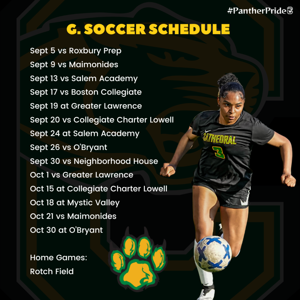 Girls Soccer schedule