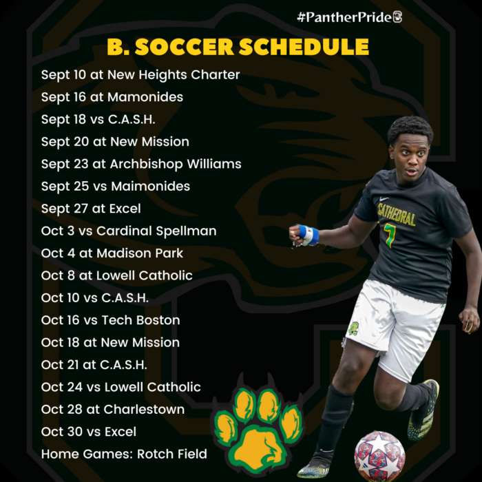 Boys Soccer schedule