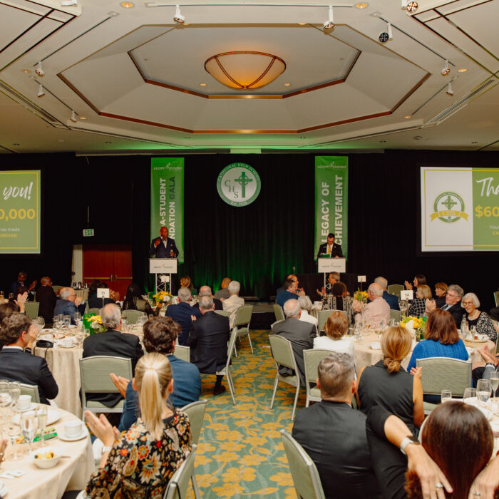Announcing the completion of 60 million fundraising campaign at the Gala.