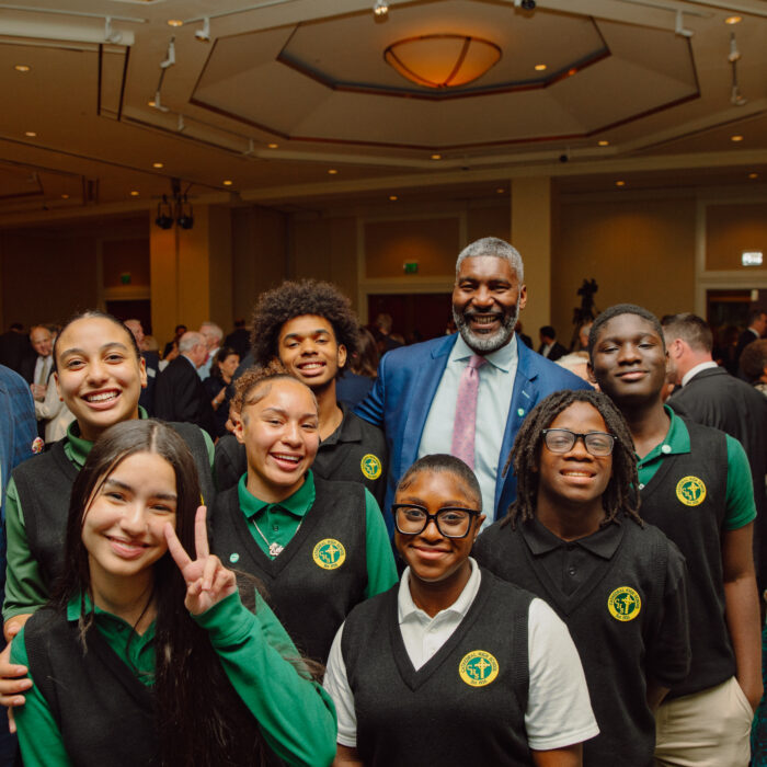 Cathedral students at the Gala with